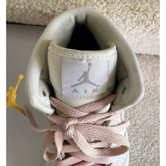 Nike Air Jordan 1 Mid SE Lt Iron Ore DN4045-001 Women Sz 7.5 Orig.Box Authentic - Picture 12 of 16